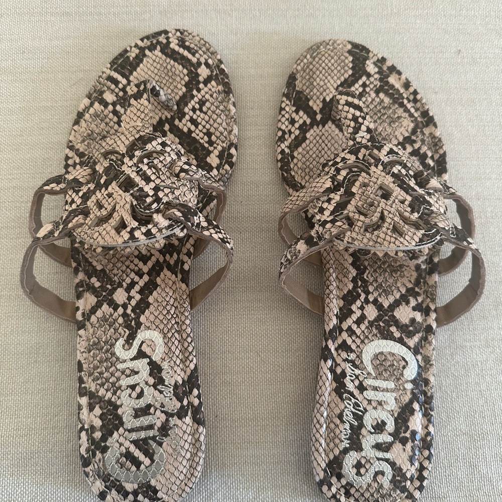 Snake Print Summer Sandals